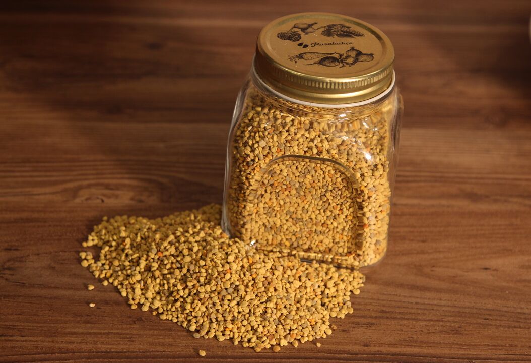 medový peľ na prostatitídu