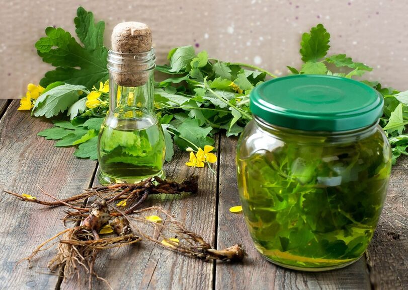 tinktúra celandínu na prostatitídu